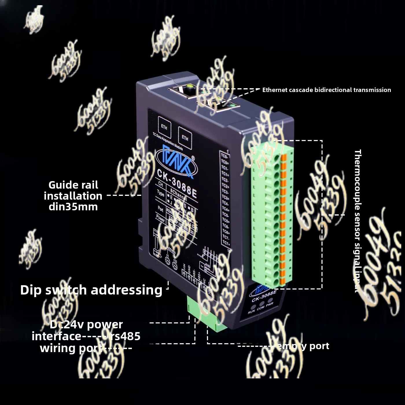 apply to 8CH Fully Isolated K- - Power Over Ethernet recension och pris