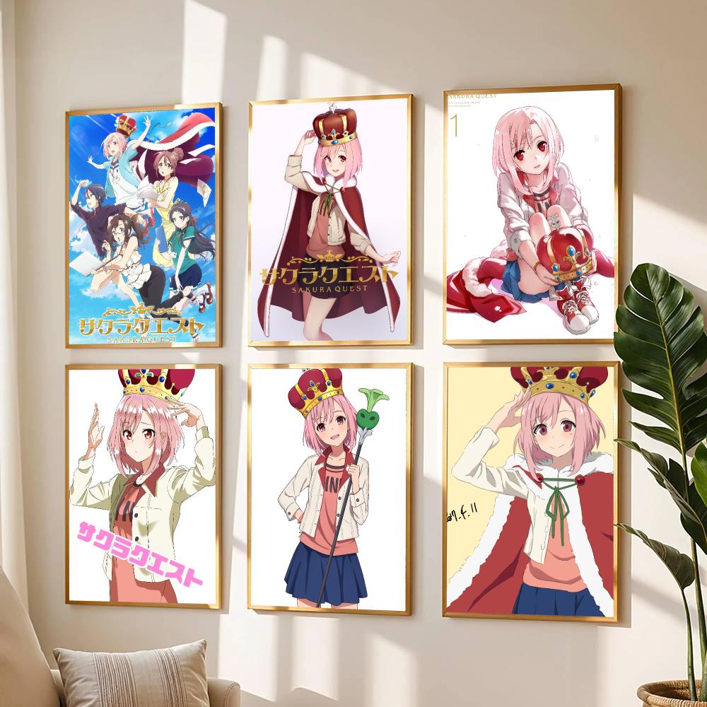 anime S-Sakura Quest-T Poster  - Office Quest recension och pris