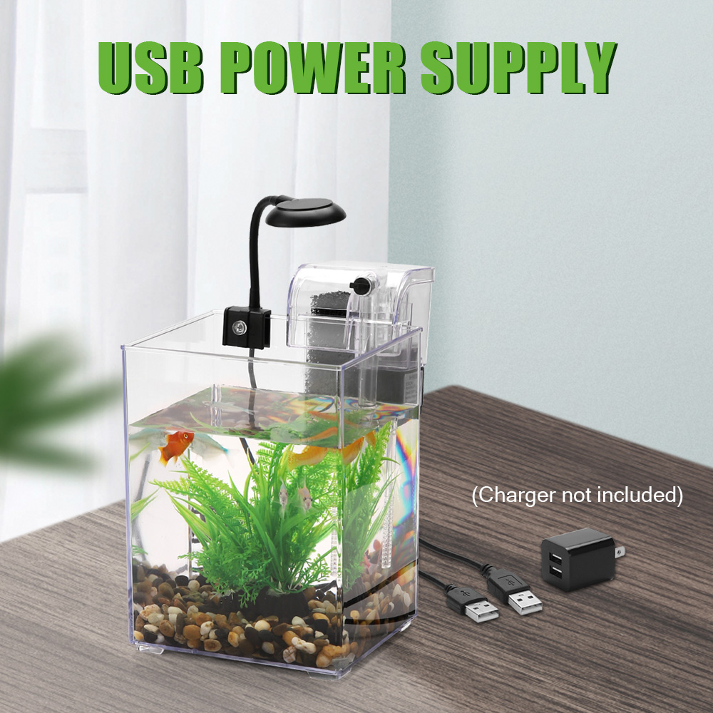 USB Desktop Fish Tank Set-Easy - Office Technician recension och pris